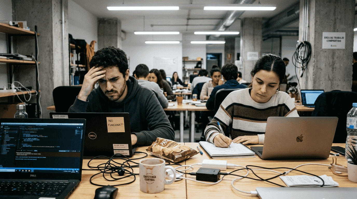 Espacio colaborativo para equipos de proyectos cripto