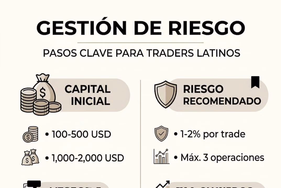 Guía visual para comprender cómo manejar el riesgo en el trading diario