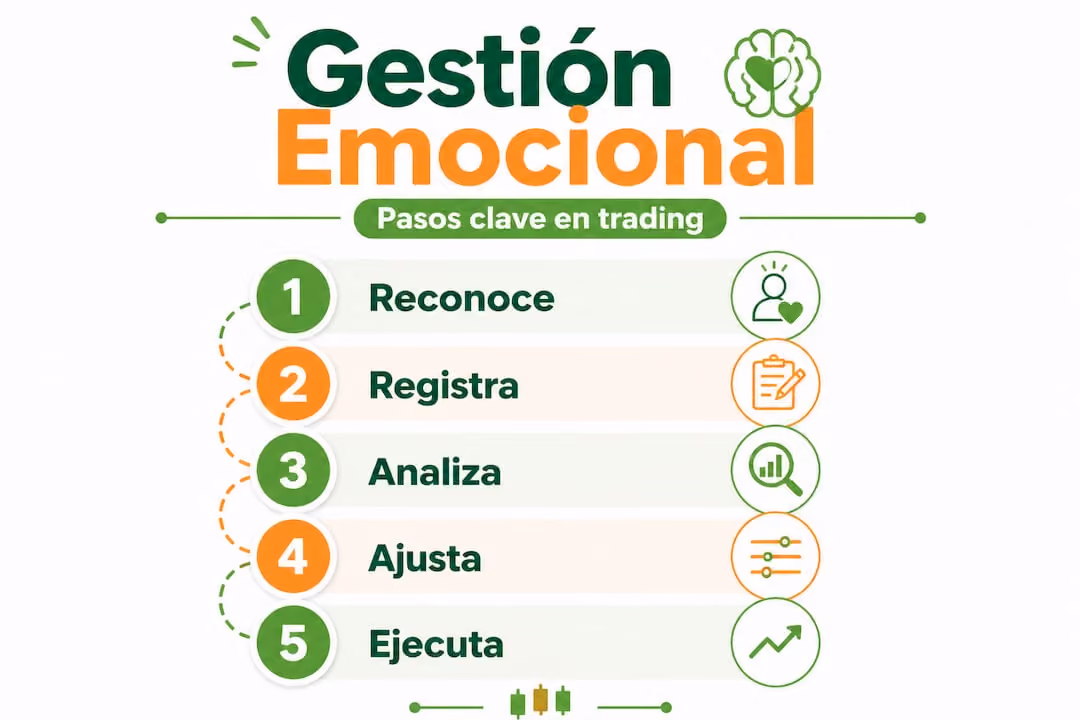 Infografía: claves para manejar tus emociones en el trading