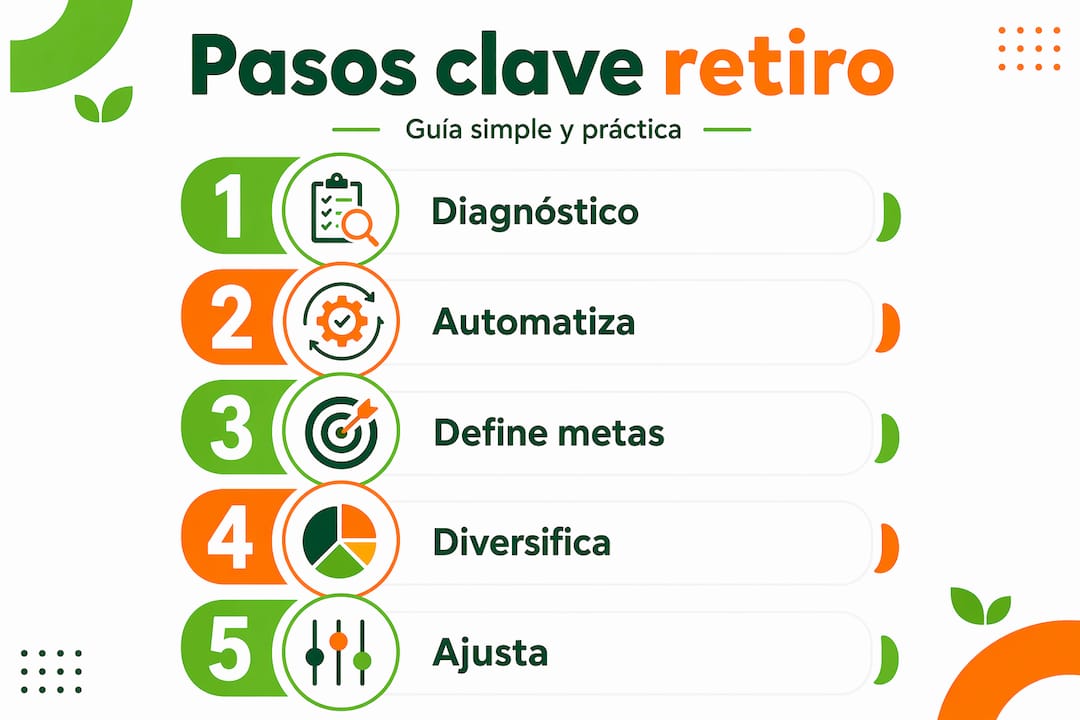 Infografía: estrategias esenciales para incrementar tu patrimonio en la jubilación