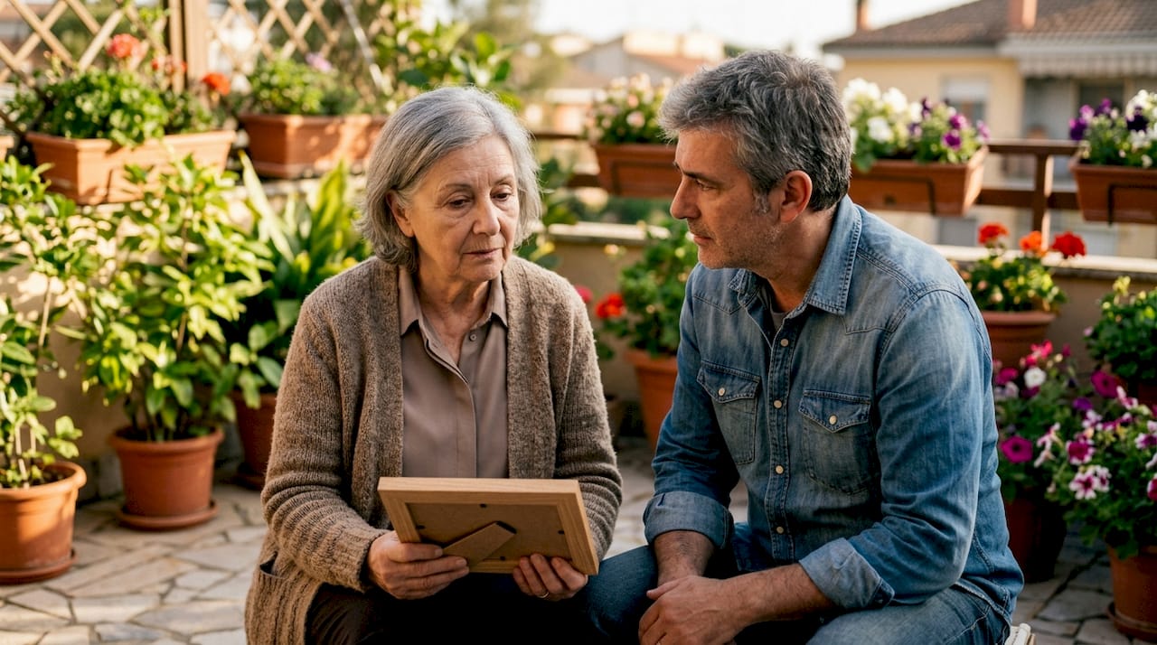 Familiares conversando sobre los conflictos emocionales que surgen al repartir una herencia