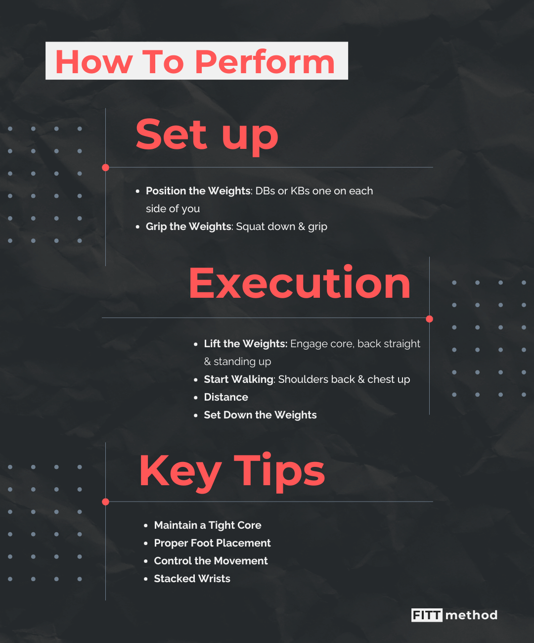 How to perform farmer's carries