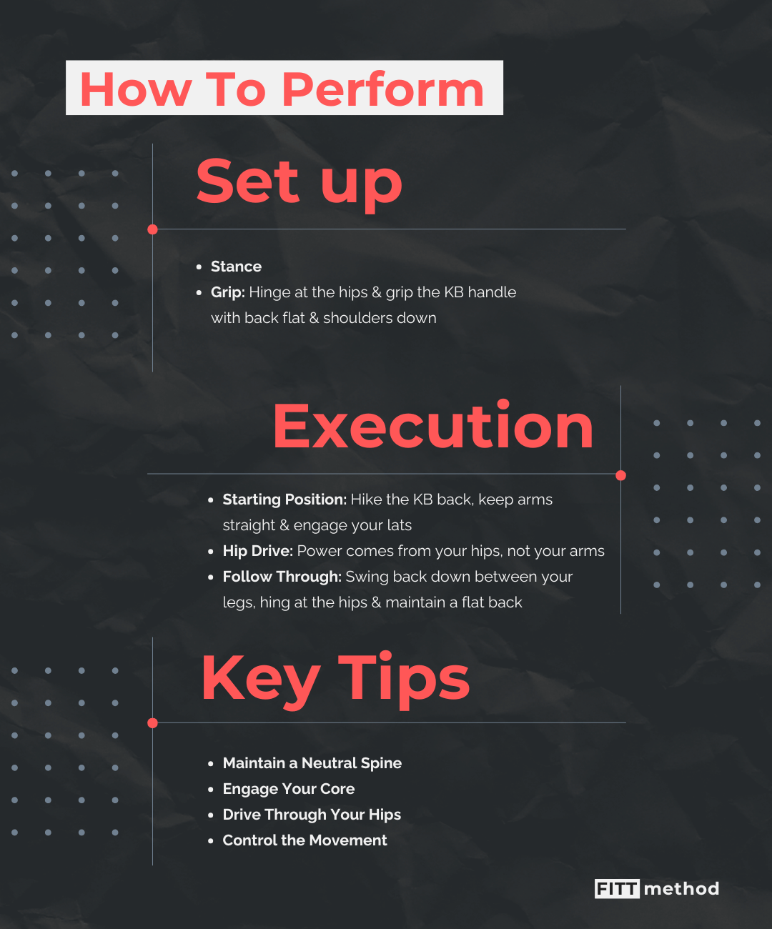 How to perform Russian kettlebell swings