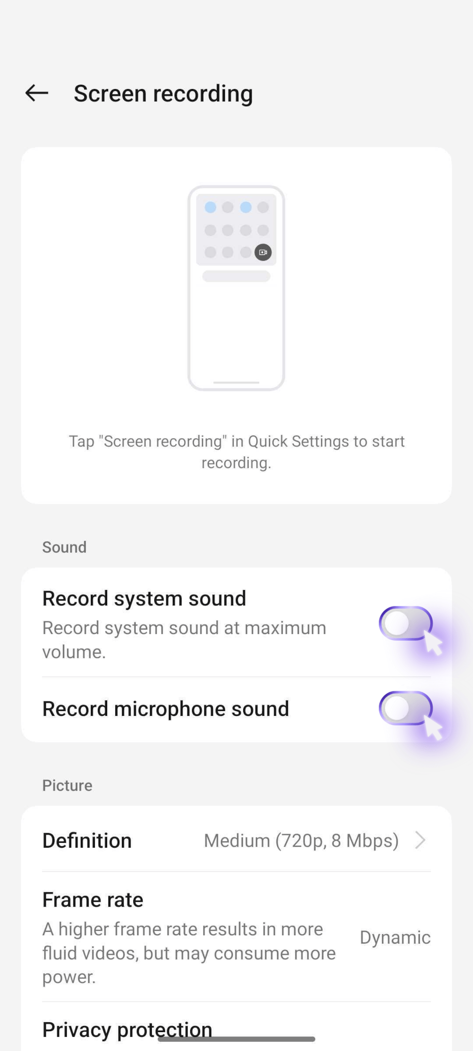 How to record a google meet | android