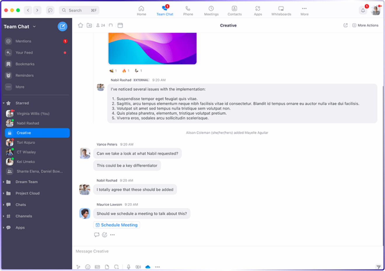 Zoom In Meeting Chat Feature | Zoom vs Google Meet