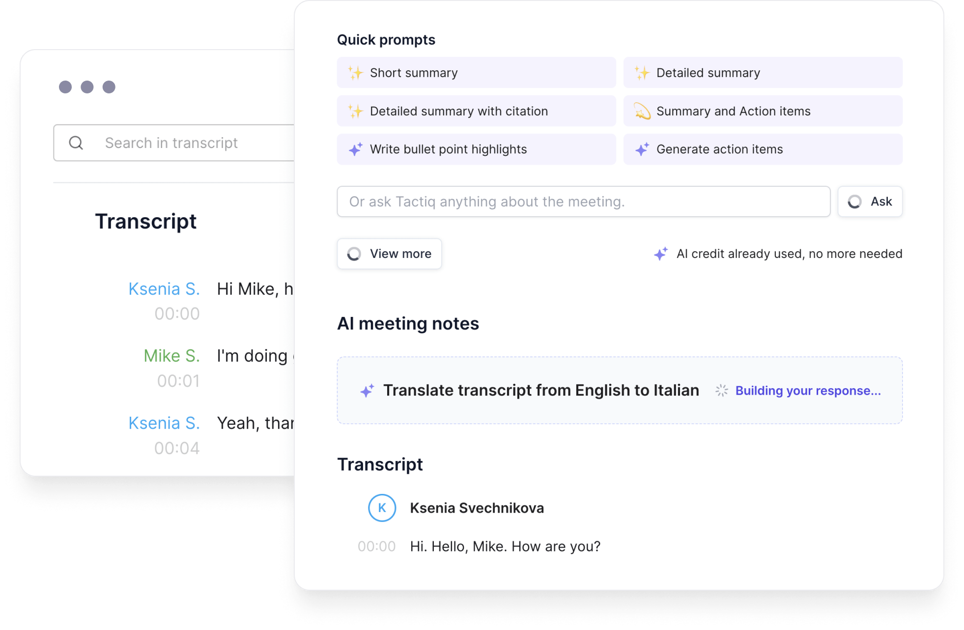Transforme las reuniones con voz en inglés en texto
