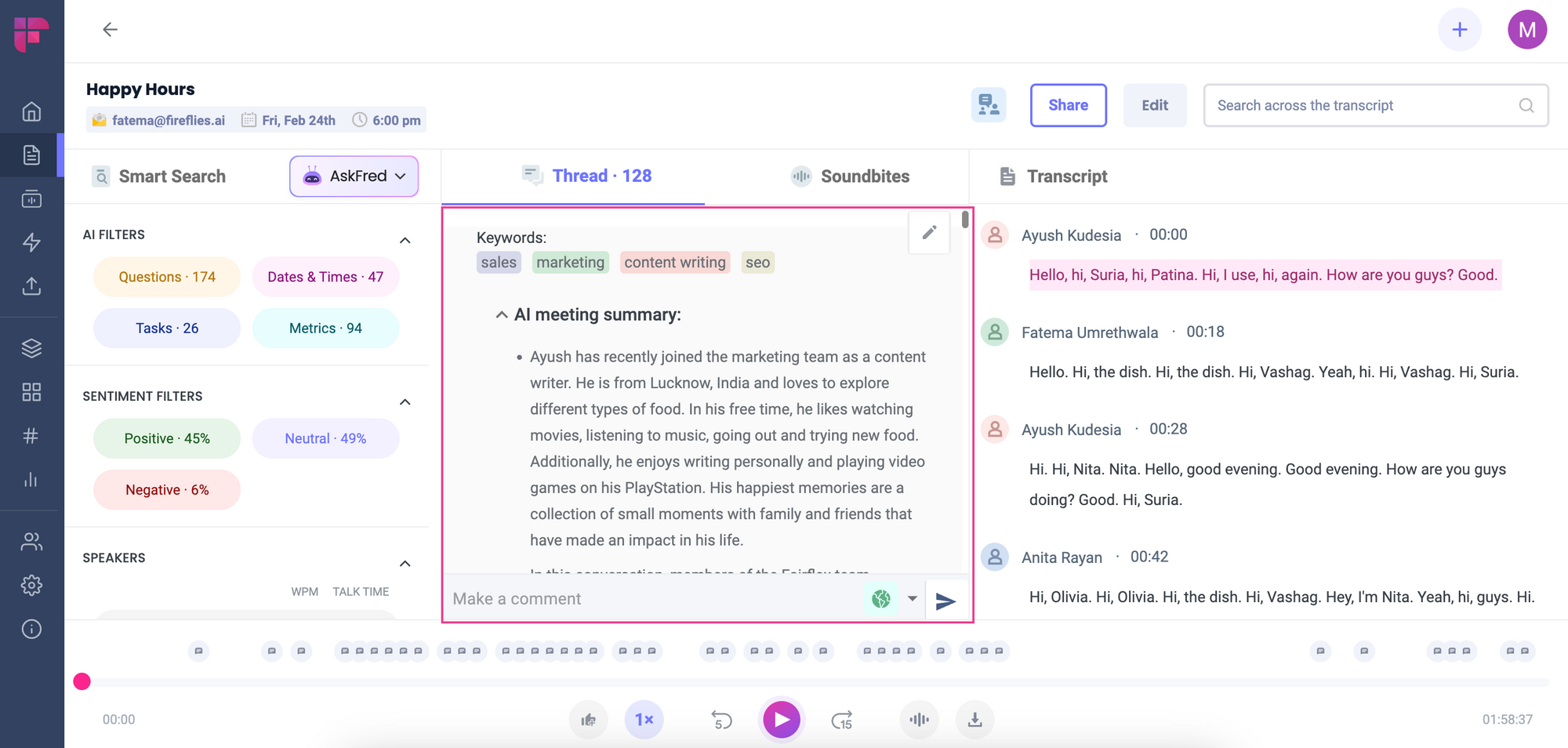 Fireflies Launches AI Super Summaries for Meetings