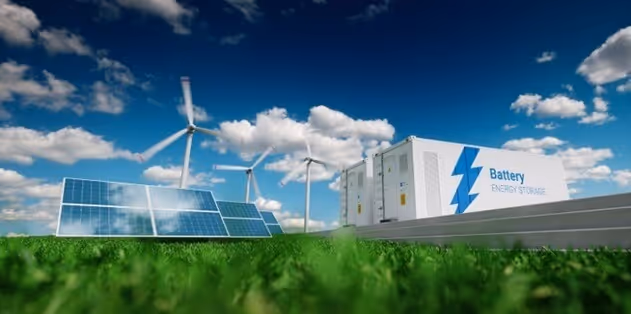 Renewables and battery connected to cyberGRID VPP