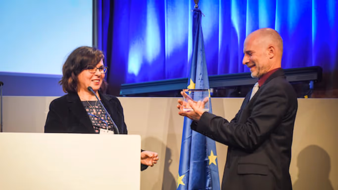 CyberGrid receiving the Power Network Innovation Award