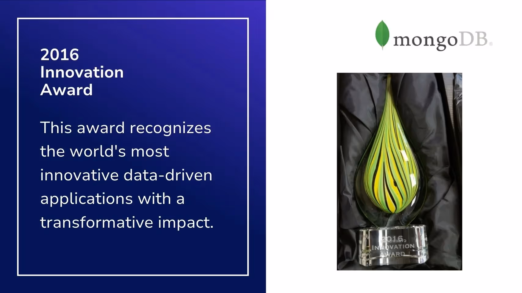 MongoDB Innovation Award