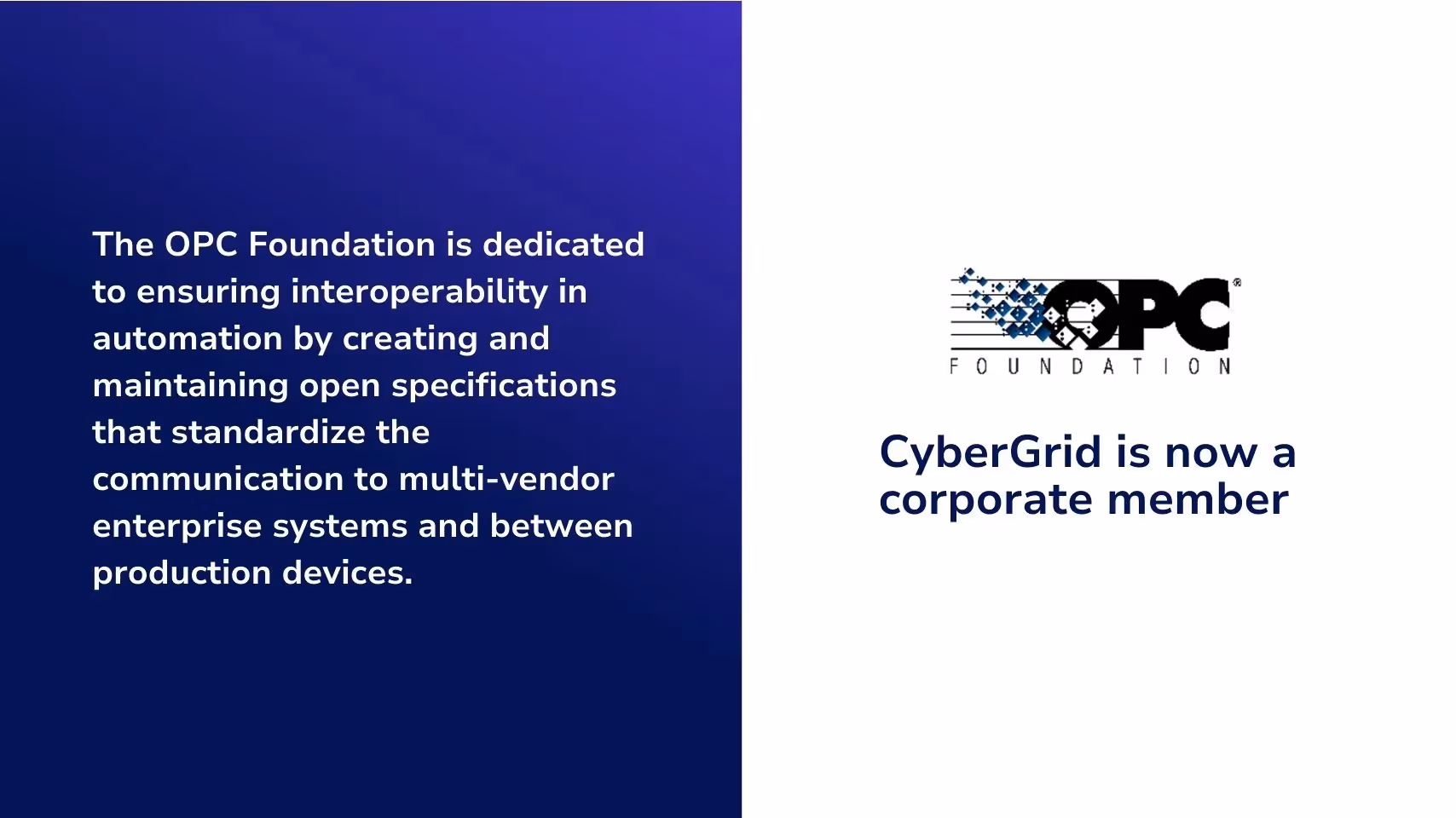 OCP Foundation to ensure interoperability in automation
