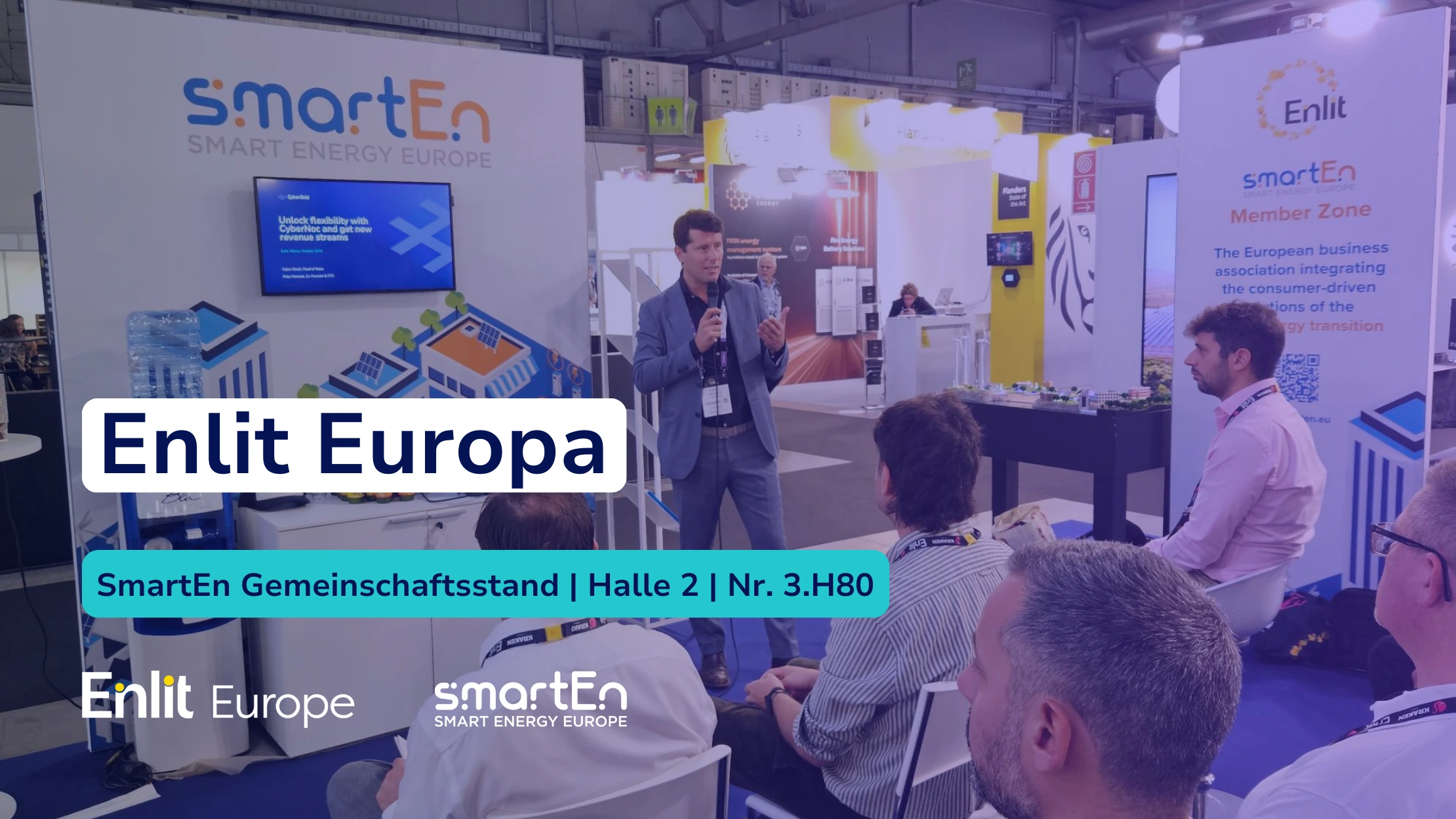 Enlit Europe 2025 | CyberGrid-Präsentation am smartEn-Gemeinschaftsstand