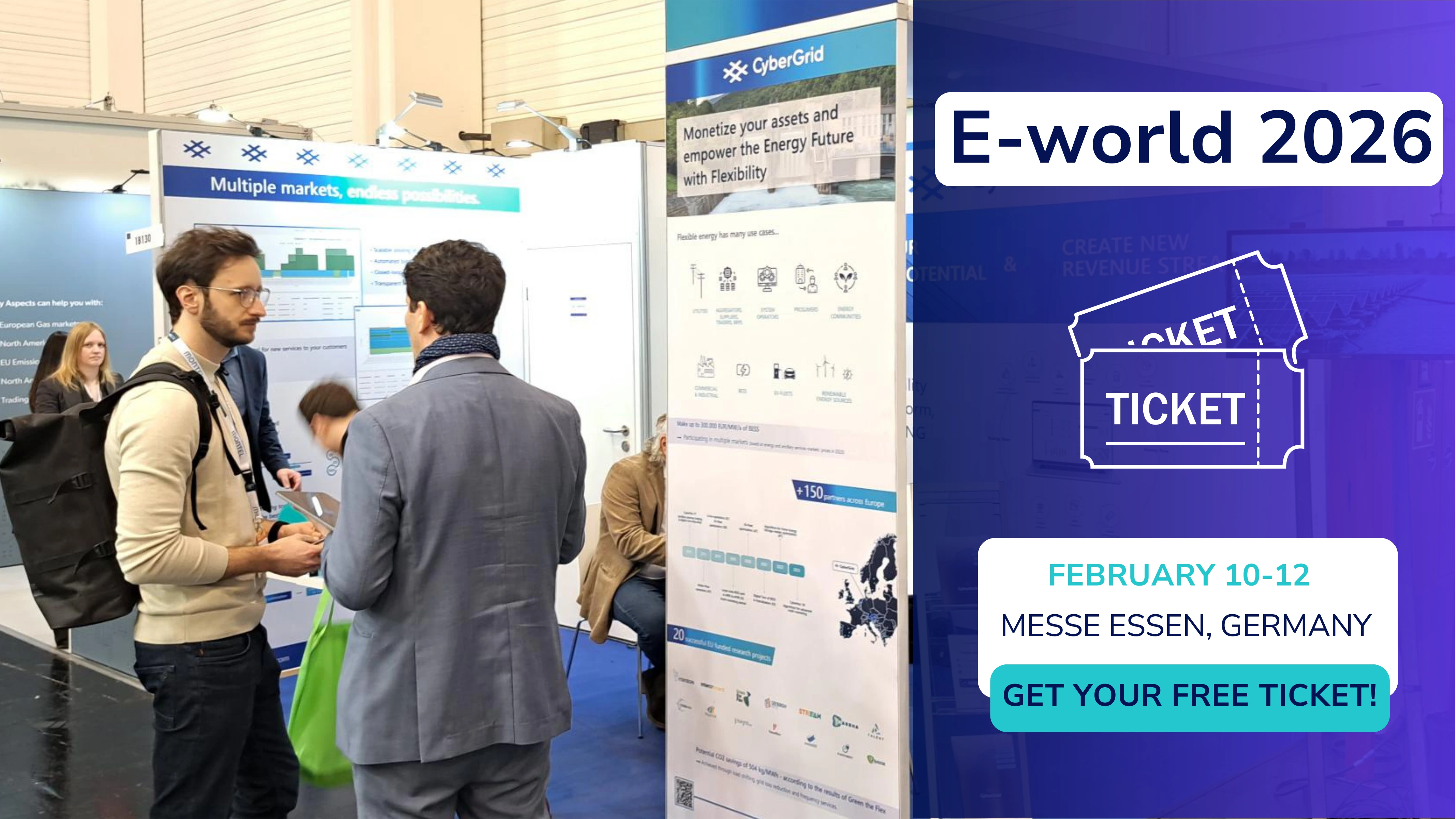 CyberGrid exhibiting at E-world energy & water 2026 - get the FREE ticket
