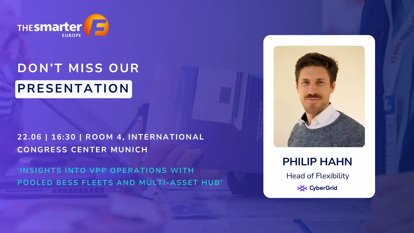 CyberGrid at the SmarterE 2026: VPP & Grid Insights