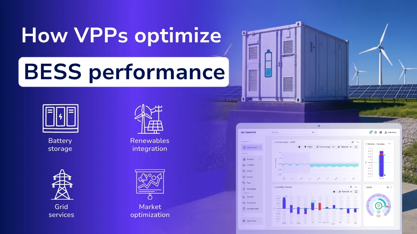 CyberGrid Virtual Power Plant for BESS optimization and energy trading