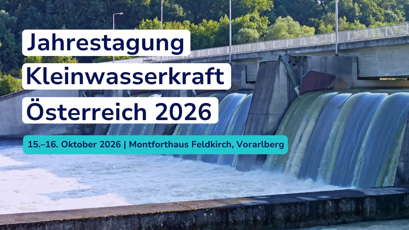 CyberGrid bei der Jahrestagung Kleinwasserkraft Österreich 2026 im Montforthaus Feldkirch