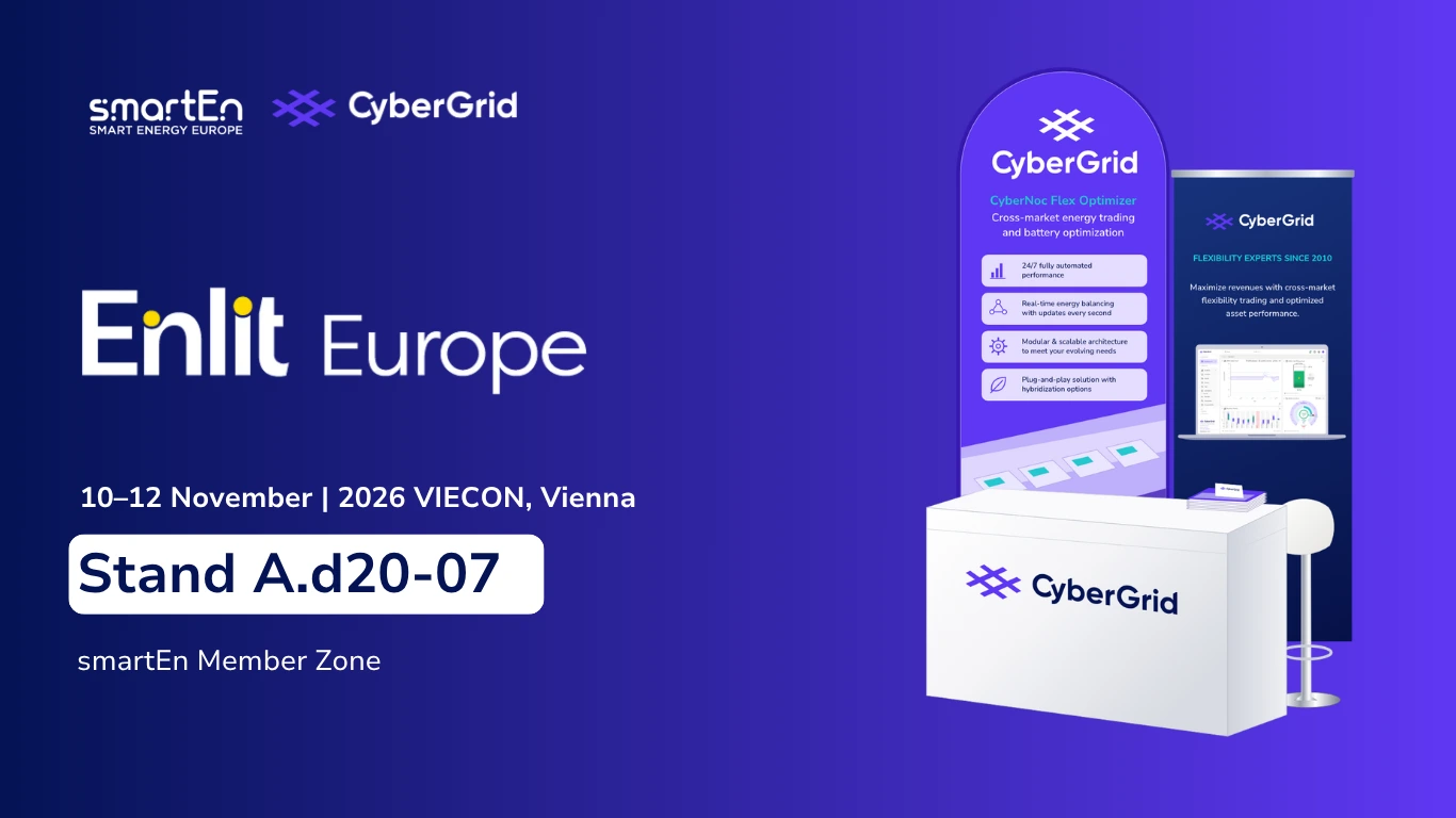 CyberGrid at Enlit Europe 2026, stand A.d20-07 in Vienna