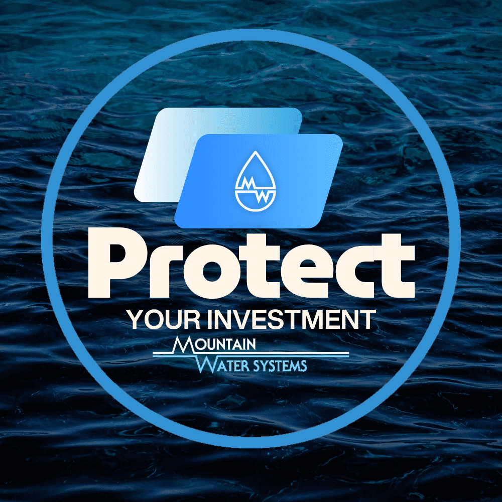 "Protect Your Investment" with dark blue water in the background