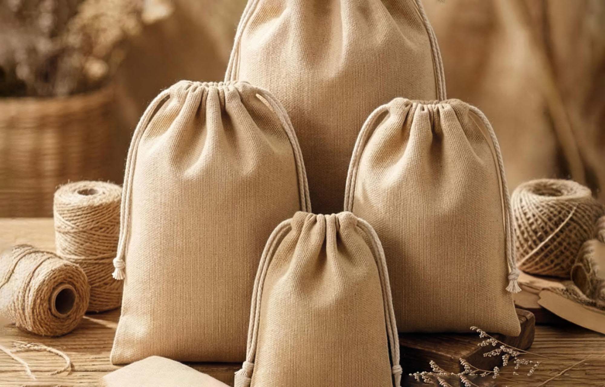 Sacchetti in juco naturale eco-friendly