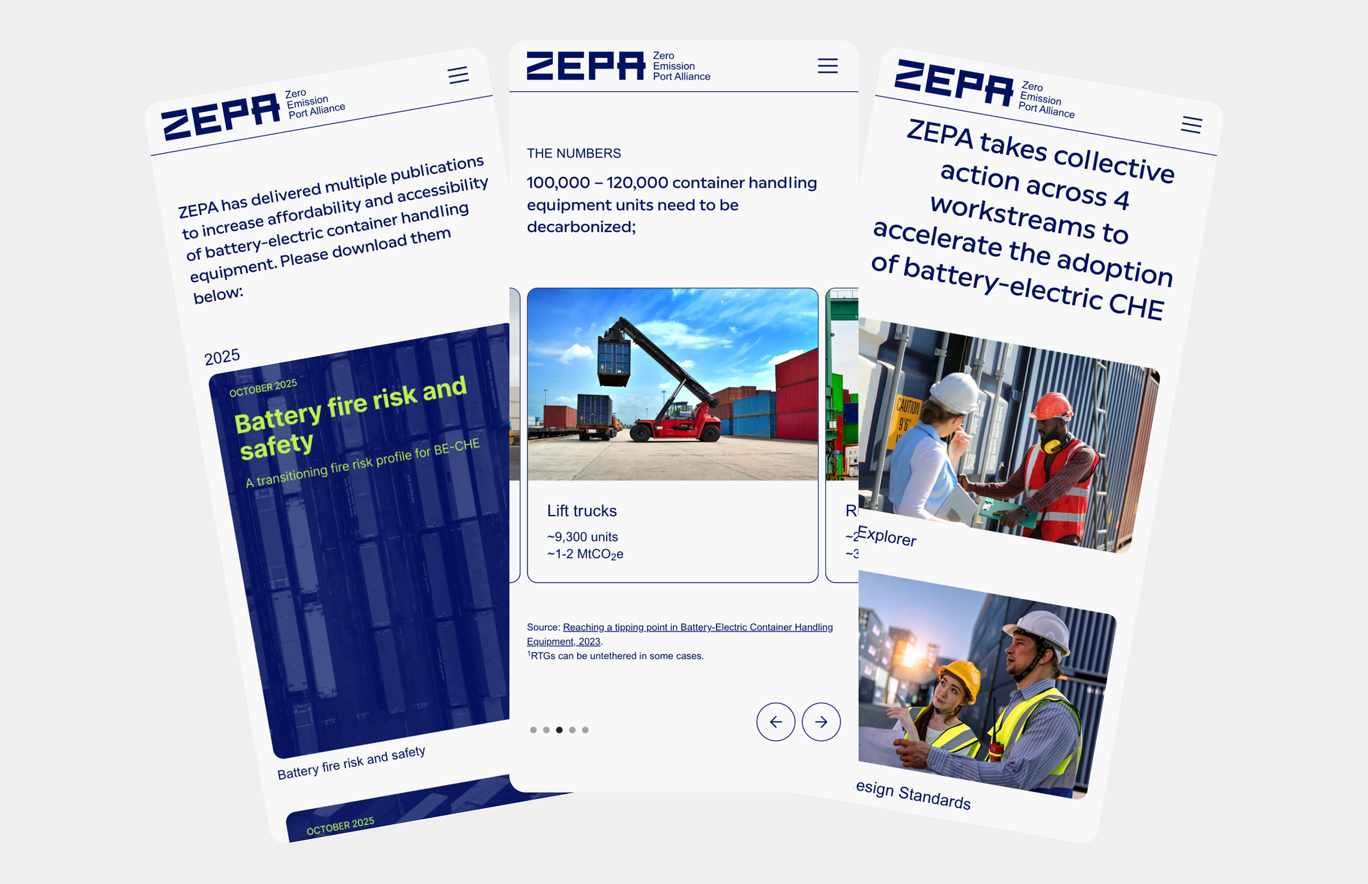 ZEPA - Port alliance website