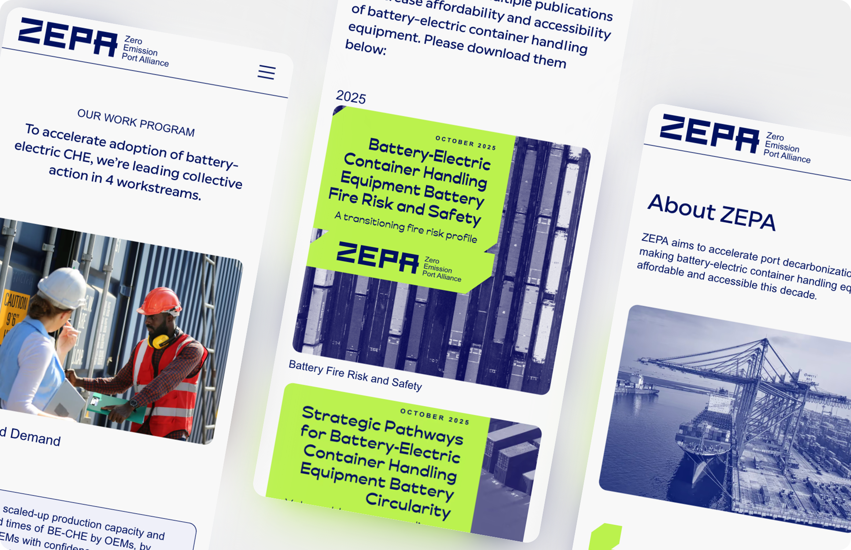 ZEPA - Website features