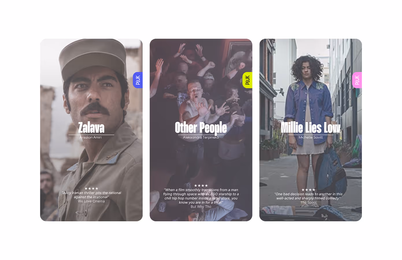 Social media campaign formats for Amsterdam outdoor cinema festival