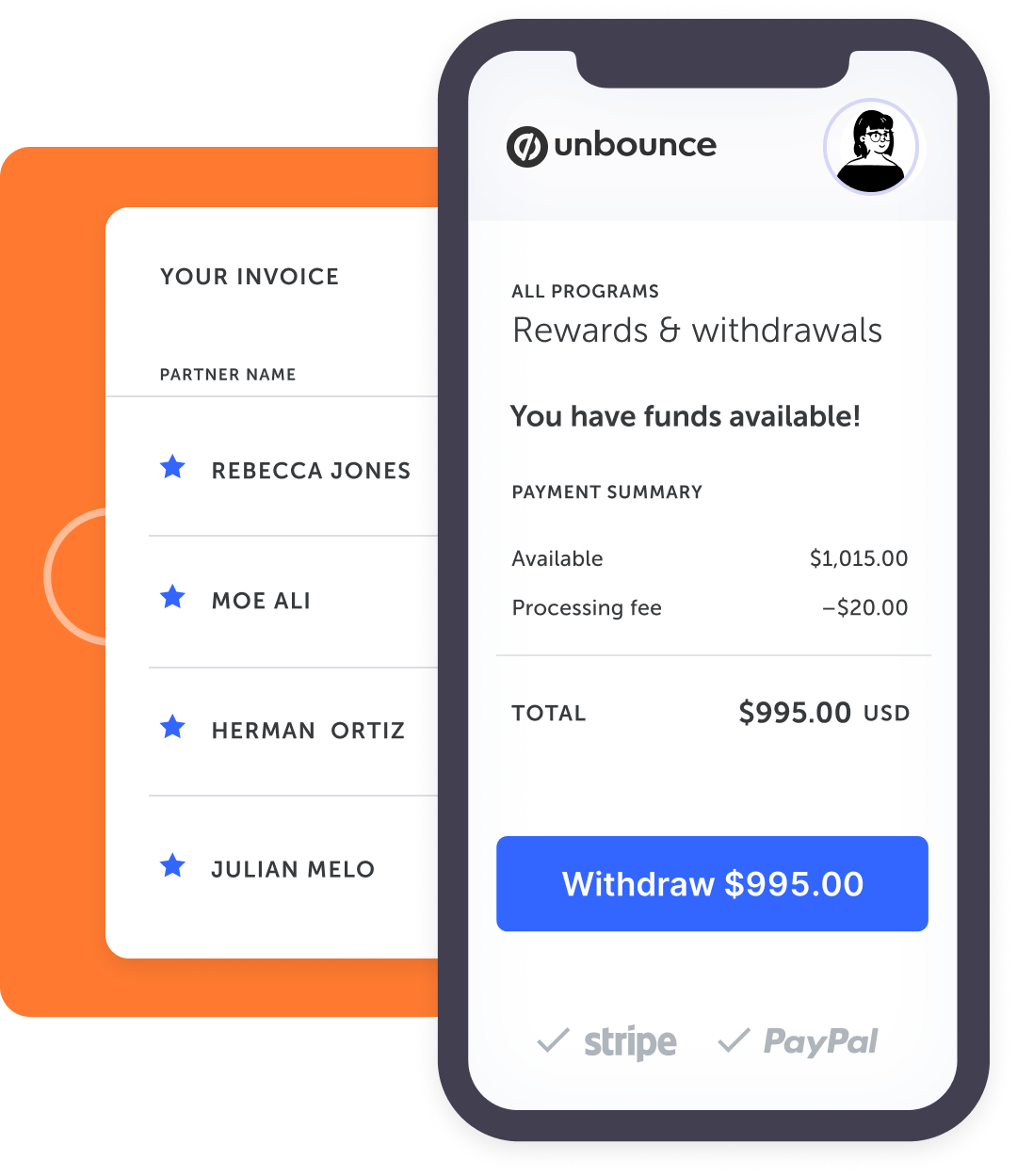 PartnerStack mobile UI