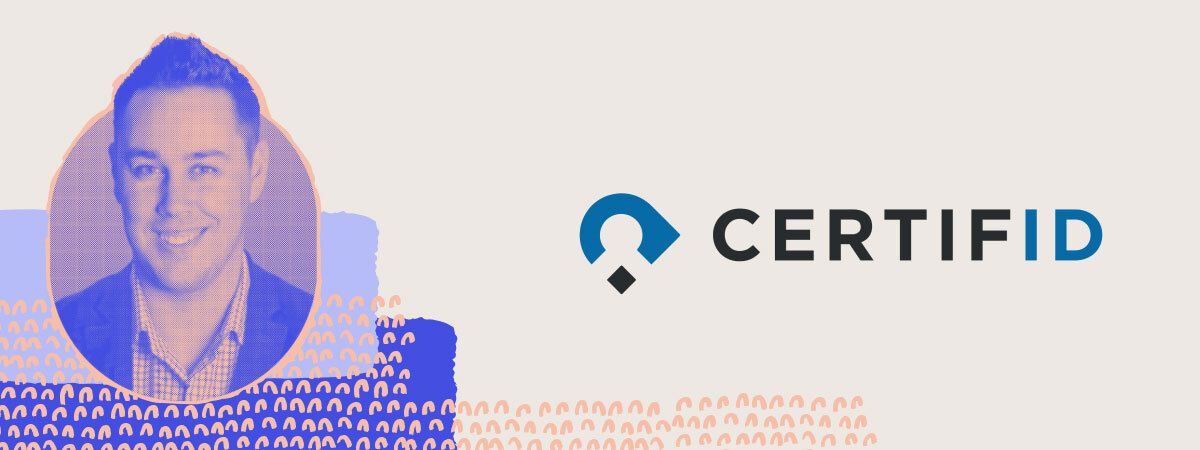 matt kilmartin of certifid beside the company logo