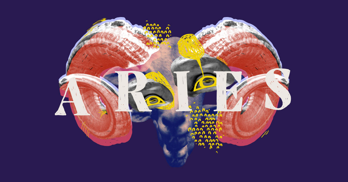 aries zodiac illustration