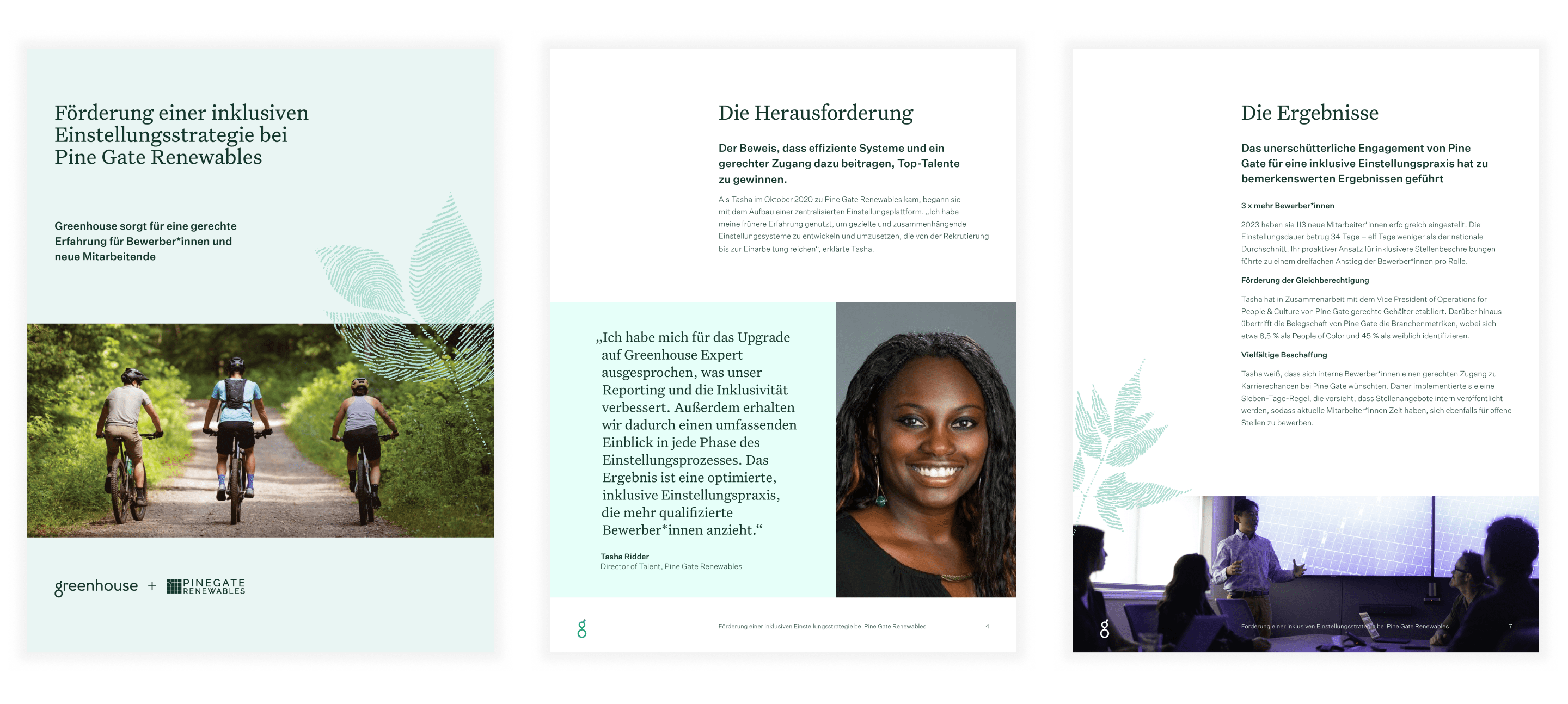 Greenhouse case study Fostering an inclusive hiring strategy at Pine Gate Renewables_inside page DE