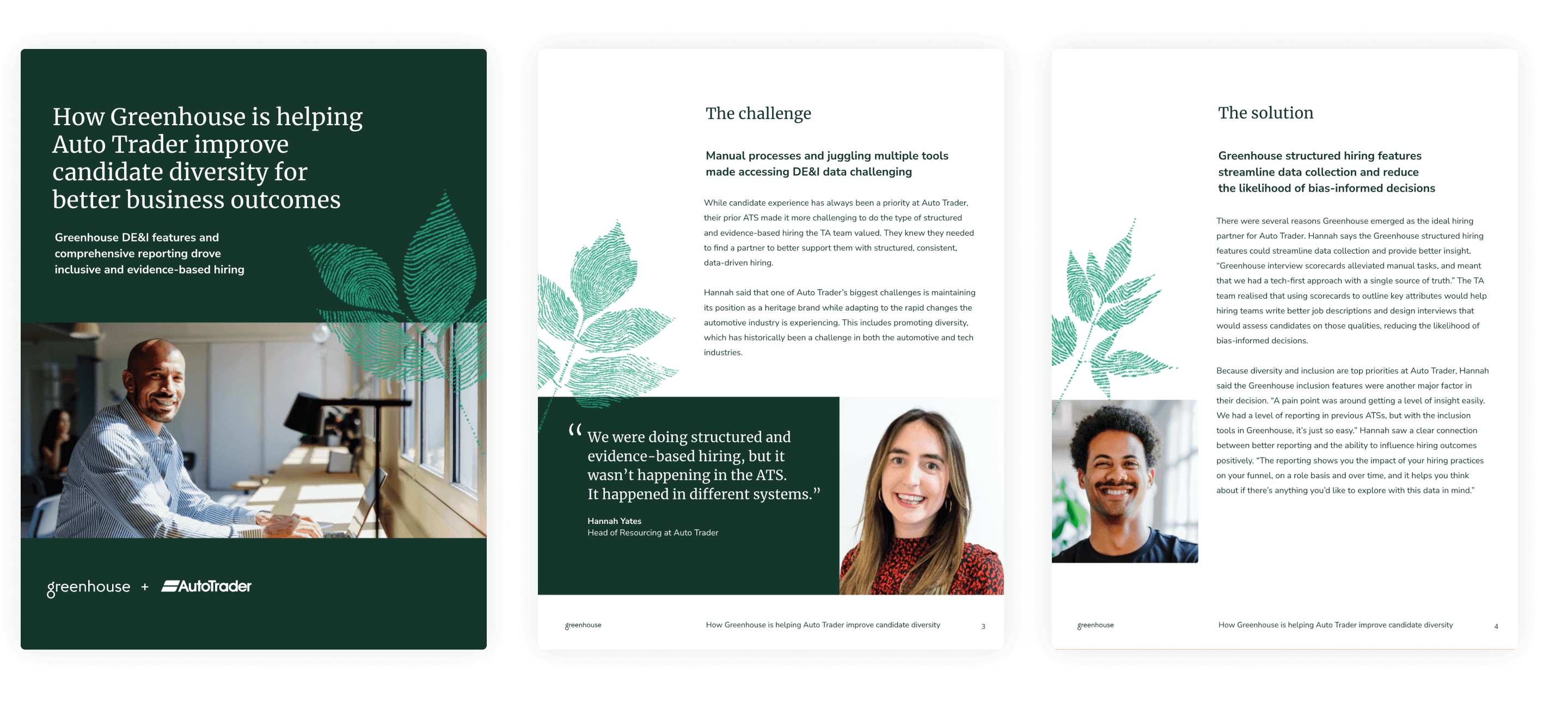 Greenhouse casestudy Auto trader inside pages UK