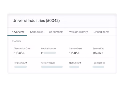Drill down in one click for an in-depth exploration of your amortized assets