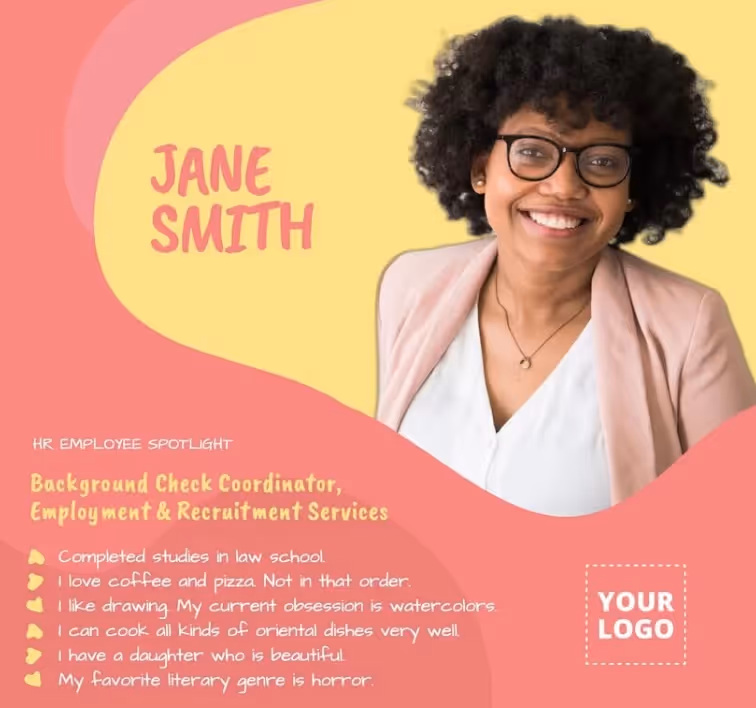 Employee Spotlight Example - Jane Smith
