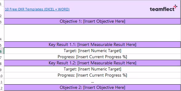 OKR template