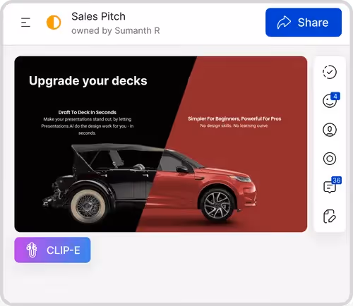 Presentations.ai app in ms teams app store
