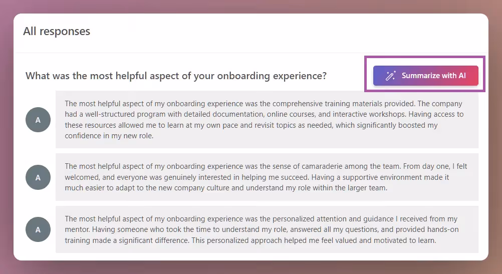 Teamflect ai feature