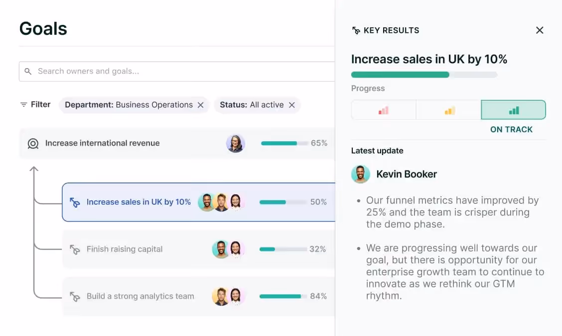 A complete HR platform to replace viva goals