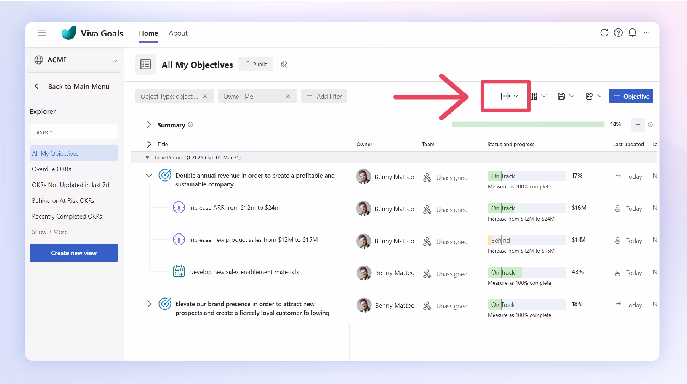 Migrate from Viva Goals to Teamflect Easily
