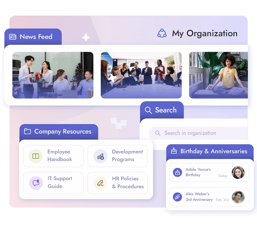 Modern employee intranet built for Microsoft Teams and Outlook