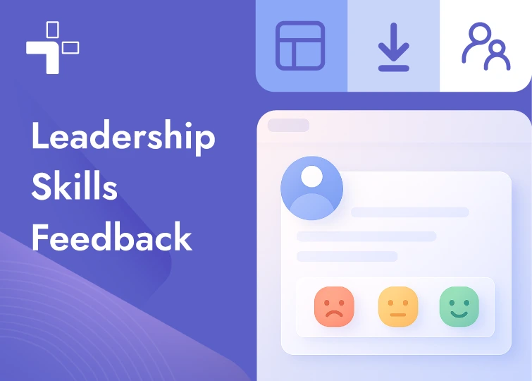 Leadership skills feedback template inside Teamflect
