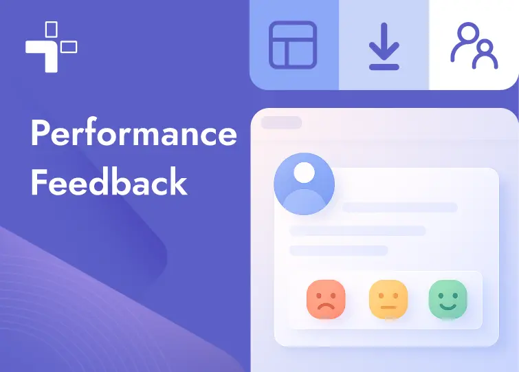 Employee performance feedback template inside teamflect