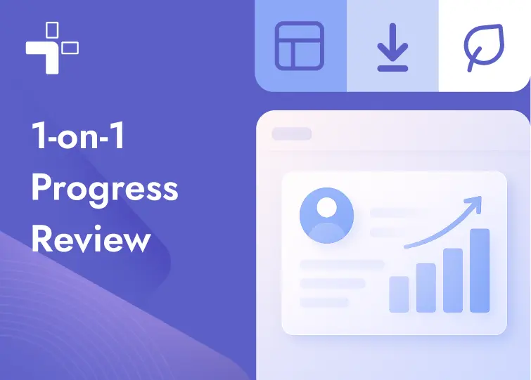 1-on-1 Progress Review Template card image