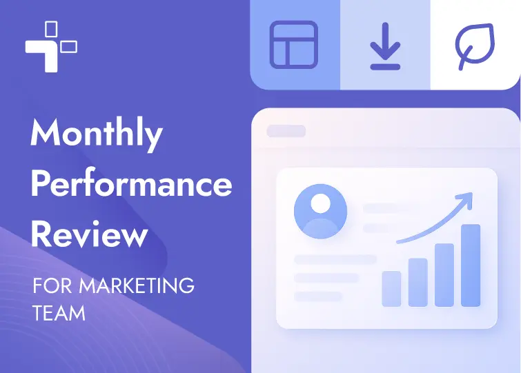 Marketing Team Monthly Performance Review Template card image