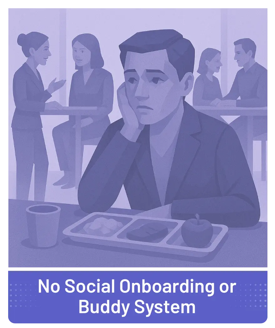 Onboarding Mistake: No Onboarding Buddy System