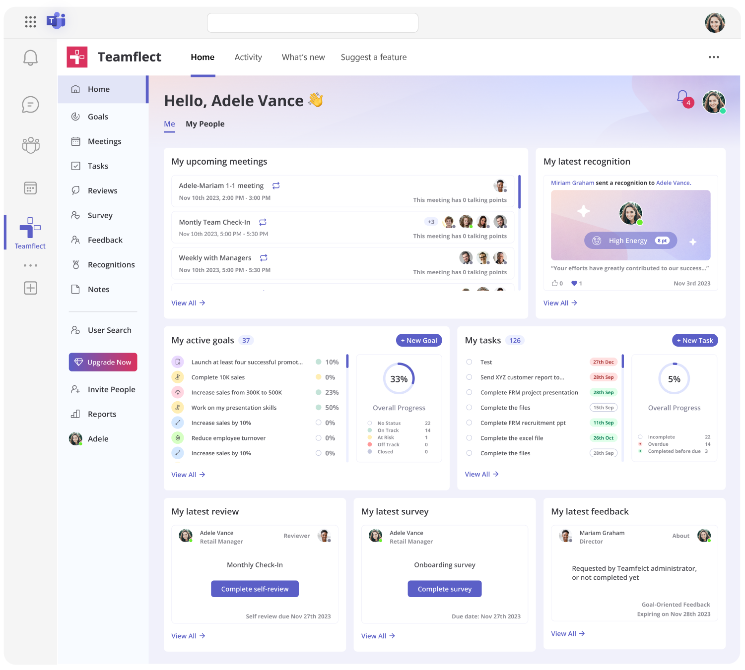Teamflect: The ultimate HR Software