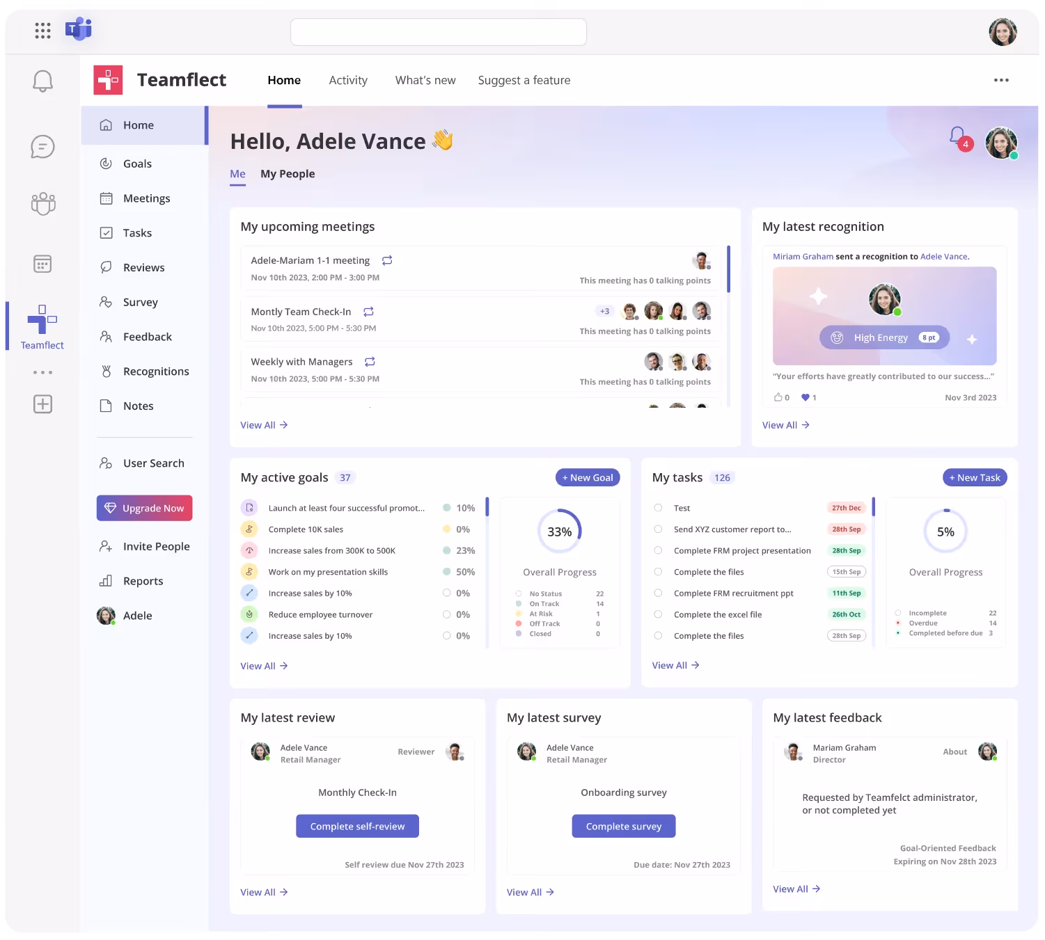 All in one employee engagement software for Microsoft Teams