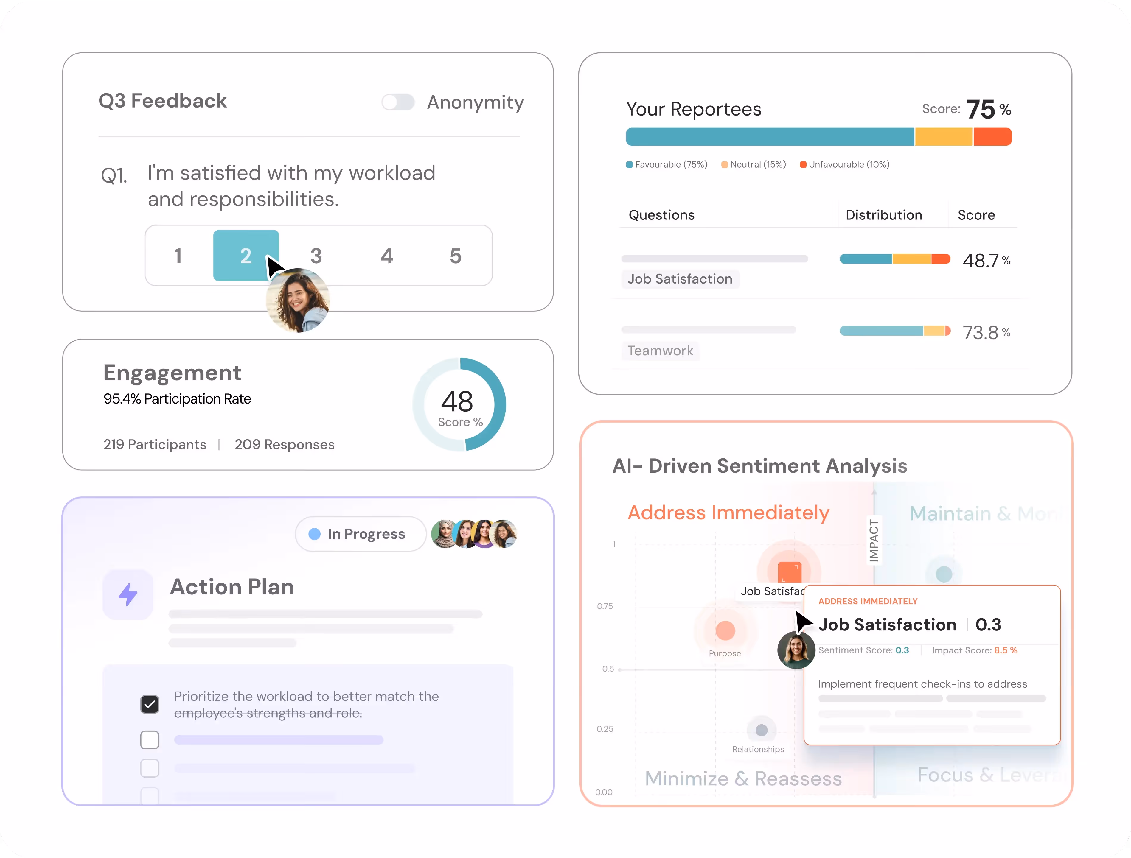 Culture Amp main dashboard