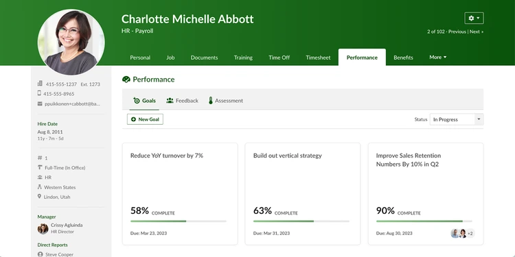 BambooHR - Gusto Alternative