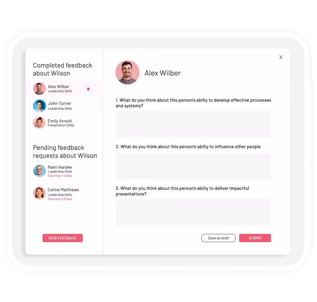 feedback template